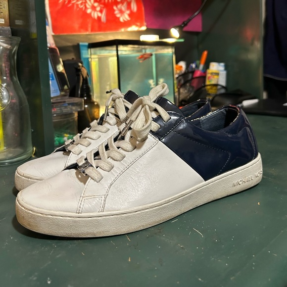 Blue and White Micheal Kors Sneakers - Picture 4 of 14